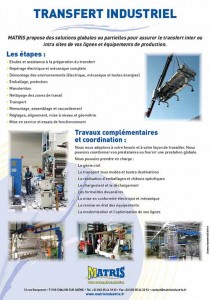 plaquette transfert