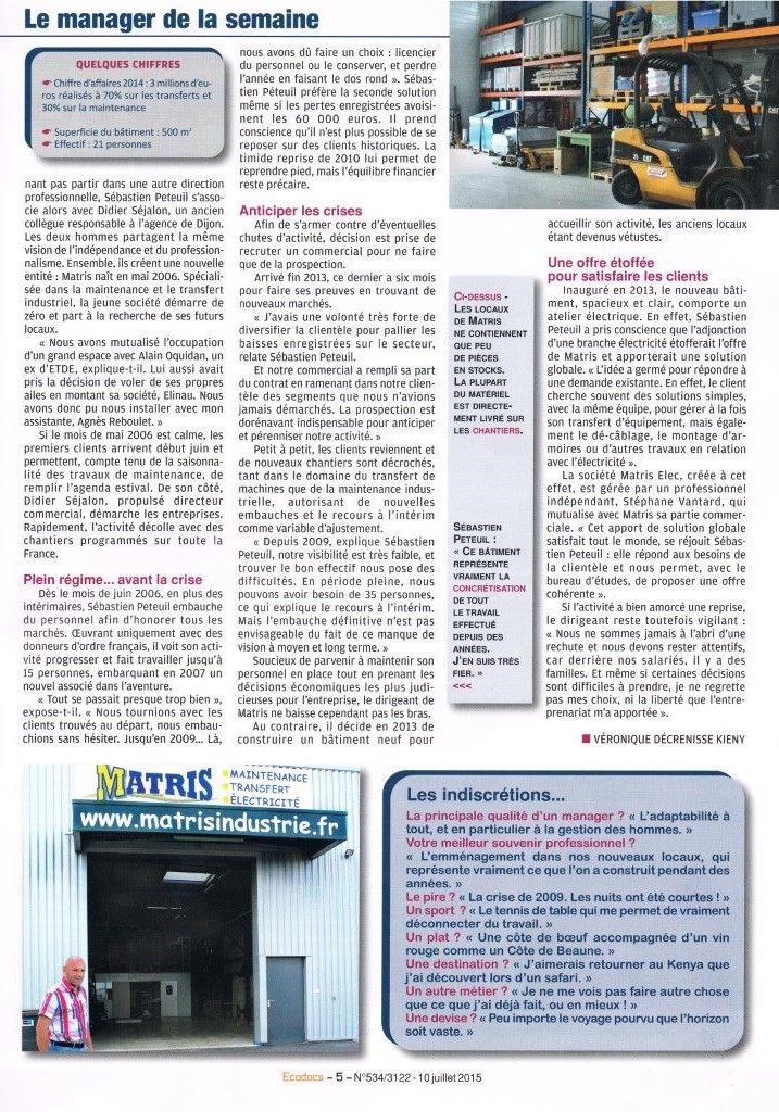 article presse